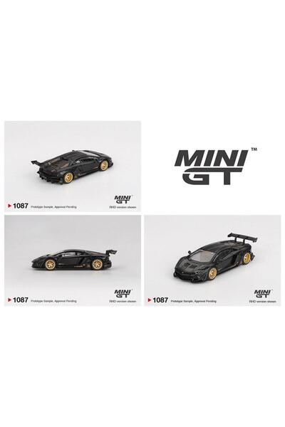 mini gt 1/64 lb Works Lamborghini Aventador Limited Edition Matte Black 1087