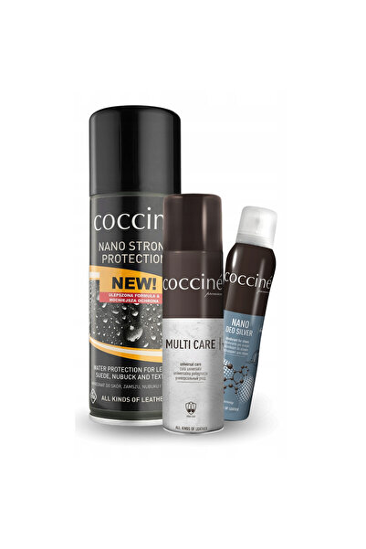 Coccine Set, Coccine, Puternic, 230 ml, Impregnare incaltaminte, Deodorant pe...