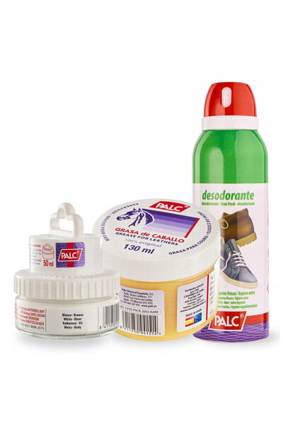 Palc Set de ingrijire a incaltamintei, pentru degete, set 3 in 1, pasta crema...