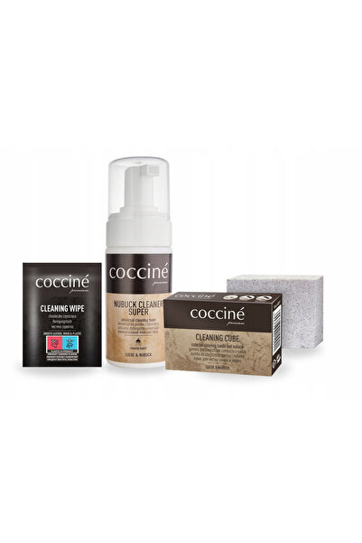 Coccine Kit de curatare a incaltamintei, Coccine, radiera, servetel, spuma, 1...