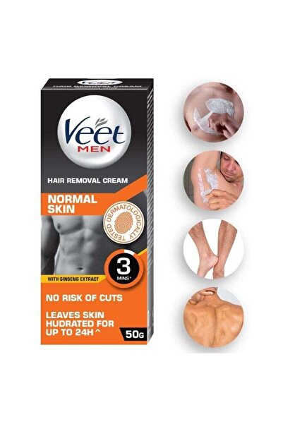 Veet Hair Removal Cream for Men, Normal Skin - 50g