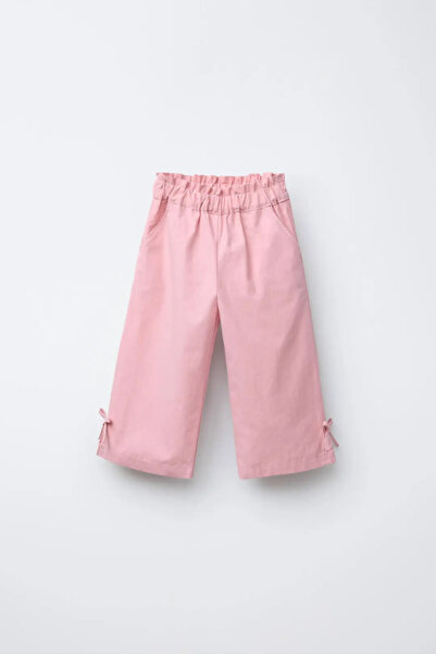 NOBLEKIDS La Ciel Paris Girls' Summer Woven Trousers with Bow Detail