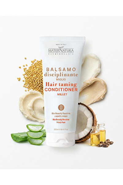 MaterNatura Balsam anti frizz 250ml , hidratare intensiva, controlul efectulu...