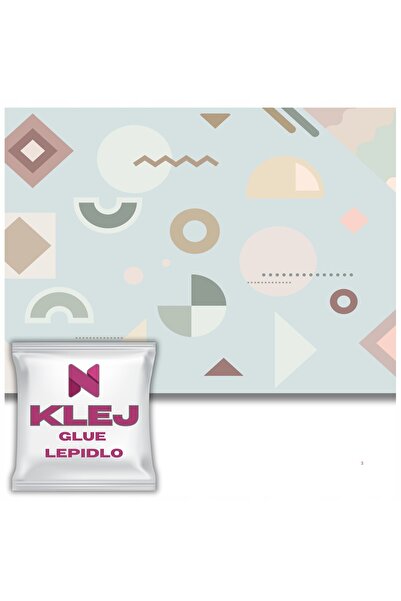 Naklejkomania Fototapet Modern Pentru Camera Copiilor, Model Pastelat, Forme ...