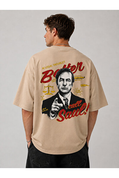 Nulivez Better Call Saul Themed Oversize Unisex T-Shirt |   Dizi Design Print...