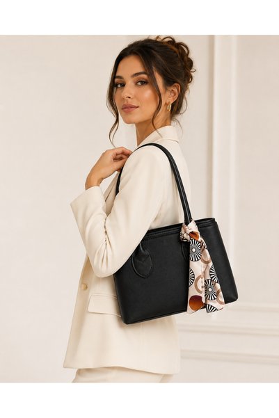 MODAMARKM COMBINARE ECONOMICĂ DE 4 PIESE. SET GEANTĂ DE UMĂR, GEANTĂ CROSSBODY, GEANTĂ PENTRU TELEFON ȘI PORTOFEL
