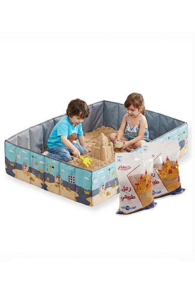 HASSM Sand Set Foldable Sand Barrier + 2 Bags of 10kg Sand from Hasm