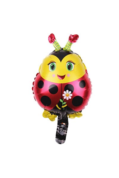 genaja Balon Folie Buburuză, 30 cm, Multicolor, pentru Petreceri și Evenimente