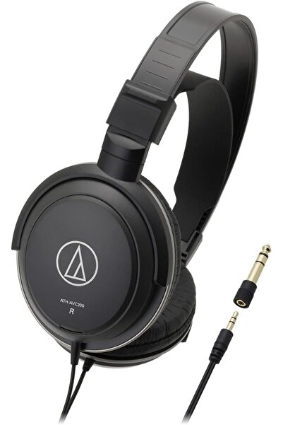Audio Technica Audio-Technica ATH-AVC200 kapalı, dinamik kulaklık Siyah