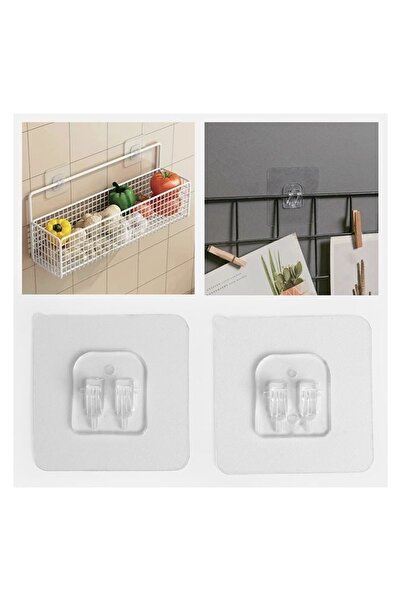 OEM Cârlige Autocolante Decorative, Seethrough, 6x6cm, 6cm, 2