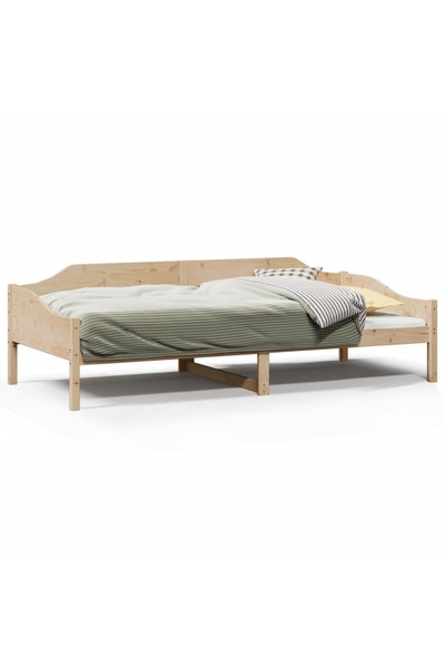 vidaxl Cadru pat fără saltea, 90x190 cm, lemn masiv de pin