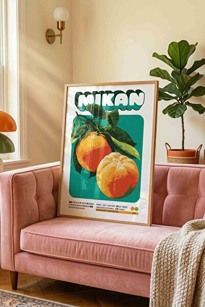 Buka Shops Mandarin Fruit Painting Retro – Vintage Illustration Art Poster – ...