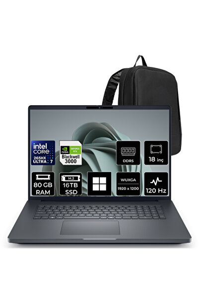 Dell Pro Max 18 Plus Core Ultra 7 265HX RTX Pro 3000 Blackwell 12GB 80GB RAM ...