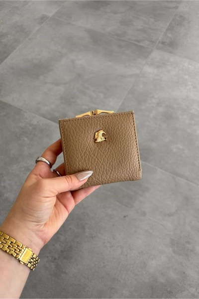 Yuka Atelier Mae Nude Vintage Model Faux Leather Wallet