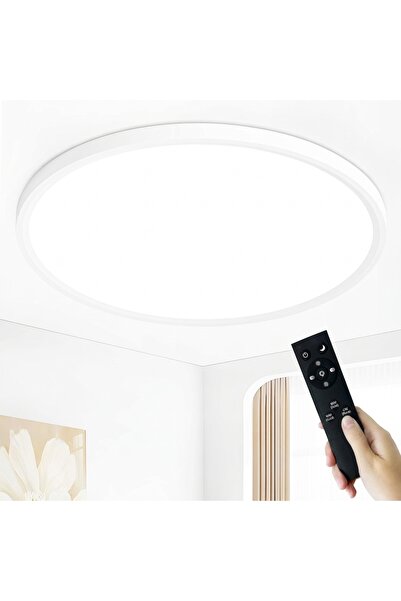 MOONSEAL Plafoniera LED, MOONSEA, Dimmabila Cu Telecomanda, 60W, 3000-6000K, ...