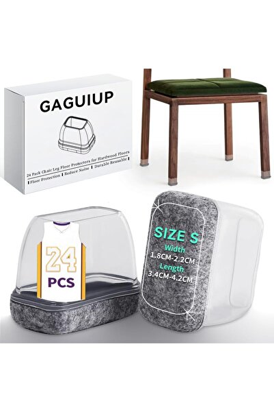 GAGU Set 16 Capace Protectie Picioare Scaun, Rectangulare, Anti-Zgariere Si A...