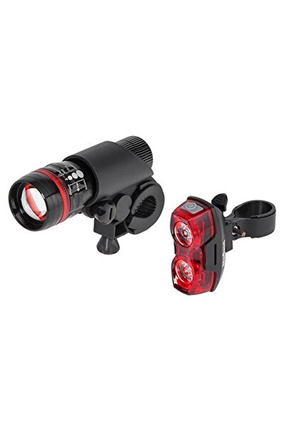 Vipow Set de lumini LED pentru bicicletă, rezistent la apă, față și spate, al...
