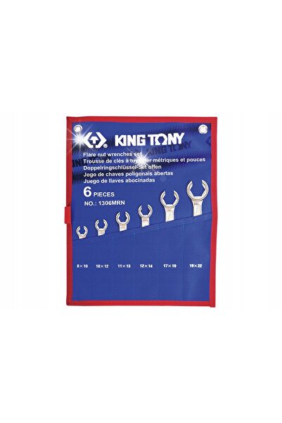 King Tony SET CHEI PENTRU FURTUNURI DE FRÂNĂ 6 PIESE 8-22MM 1306MRN