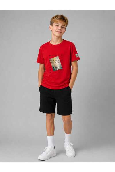 neocotton Tricou cu decolteu cu imprimeu