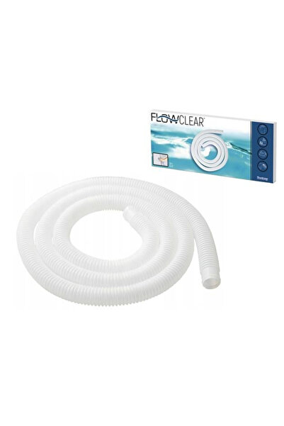 BESTWAY Furtun pompă piscină 32 mm x 3 m, Alb