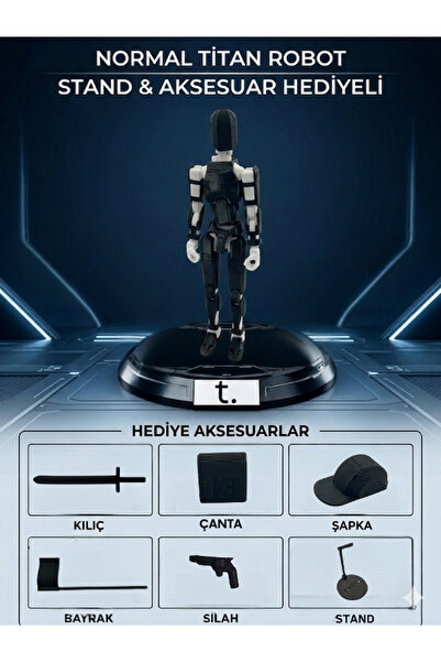Tactyla TİTAN ROBOT HAREKETLİ - HEDİYELİ!