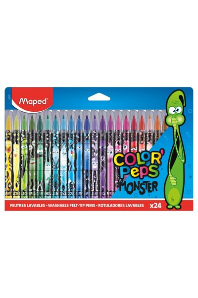 Maped Carioca Color'Peps Monster 24 culori/set