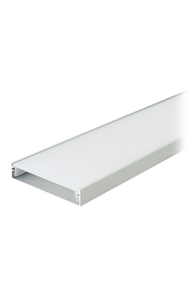 V-TAC Profil LED din aluminiu argintiu 2m 50x10 mm Montaj la suprafață