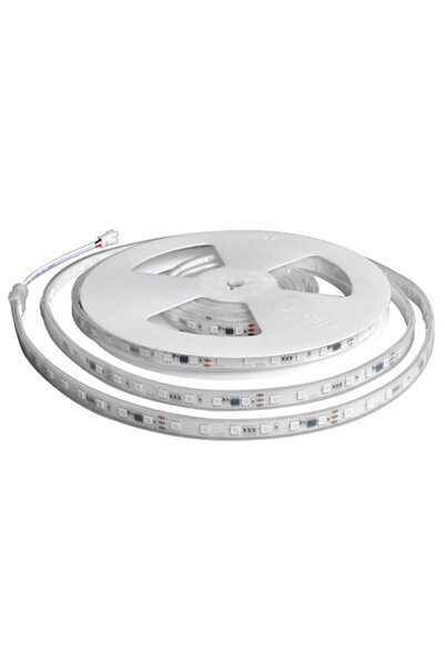 V-TAC Kit bandă LED RGB 5050 de 5m, 24V, IP65, cu sursă de alimentare și cont...