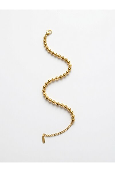 Bluw Jewelry سوار سلسلة من اللؤلؤ الذهبي