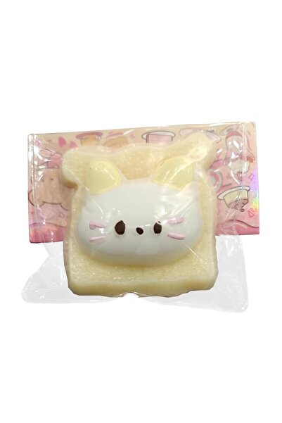 Arabest Soft Cat Paw Squeeze Toy,Stress Relief,Rubber,Toast Design,Handmade,E...