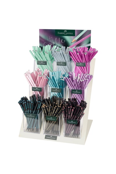 Faber Castell DISPLAY 9*48 BUC. CREION GRAFIT B GRIP SPARKLE 2026 FABER-CASTELL