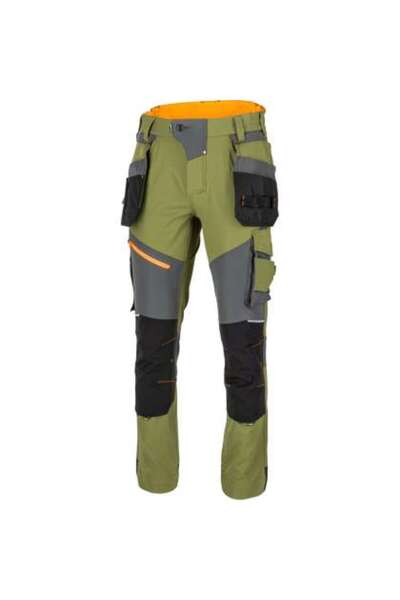 Lahti Pro Pantalon Lucru Super-flexibil / Verde - Xl