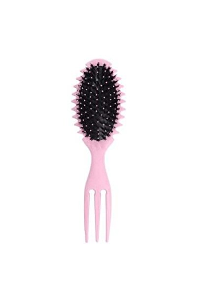 Hair System فرشاة تصفيف الشعر الكيرلي من هير سيستم - لون بينك