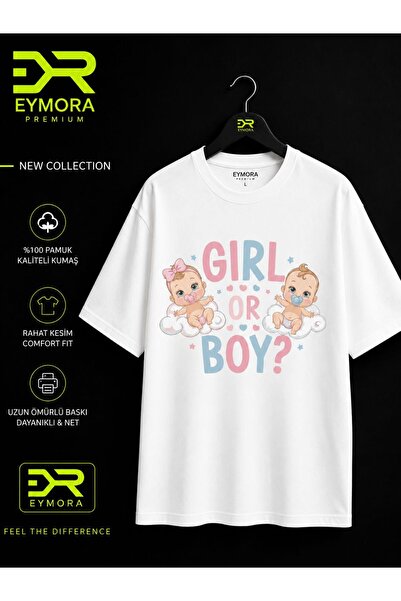 EYMORA Boy Girl Baby Figure Printed T-Shirt