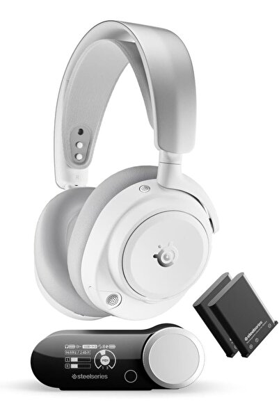 SteelSeries سماعة رأس لاسلكية أركتيس نوفا برو أومني - أبيض (61722)