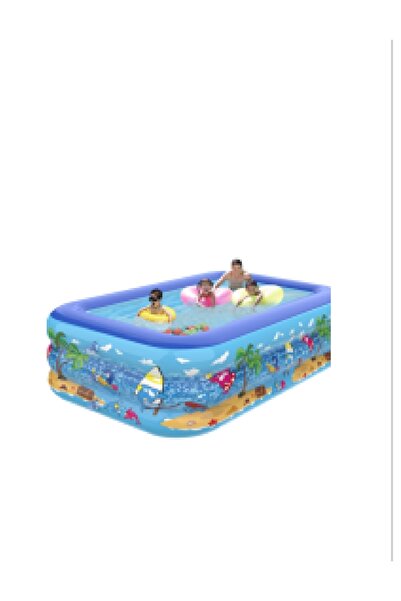 OEM Piscina Gonflabila Pentru Adulti/Copii, Baza Podea Moale Gonflabila, Lung...