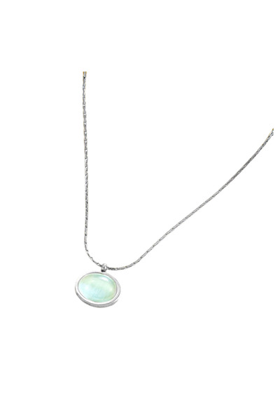 Black Season Luxury Sea Moonstone Necklace - 18 Inches