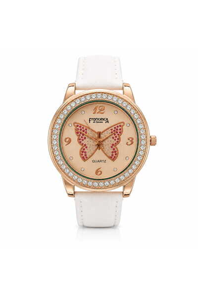 Watch Ceas dama, Casual, Francesca di Geneva, Alb, FF320