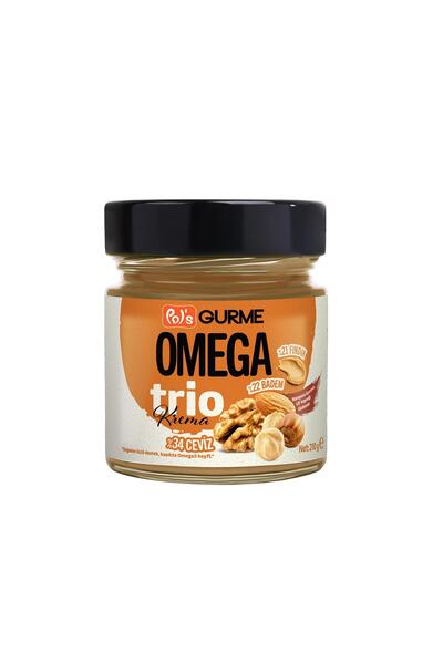 Pol's Gurme Omega Trio Kuruyemiş Kreması Ceviz Badem Fındık Kreması 210 gr