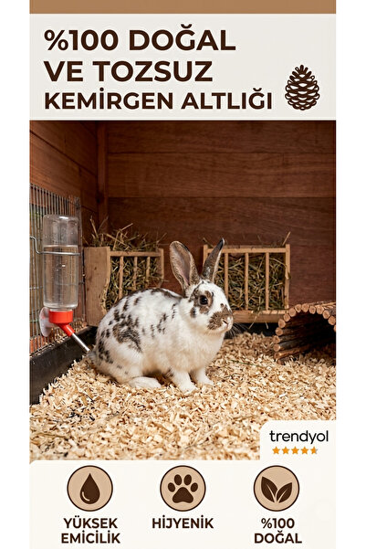 EveryPet Doğal Çam Talaşı Kemirgen Altlığı 15 Lt - Tavşan, Hamster, Ginepig i...