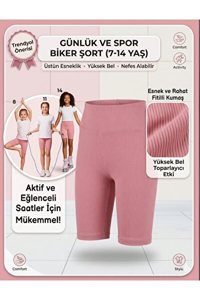 GEYİKLER KIZ ÇOCUĞU BİSİKLET ŞORTU