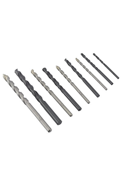 Irwin Set de 9 burghie HSS 3 pentru zidărie și metal