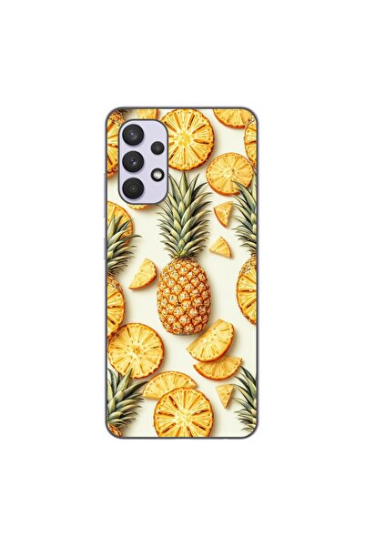 OEM Θήκη συμβατή με Samsung Galaxy A32 4G Σιλικόνης TPU με σχέδιο Ζουμερό Ανανά