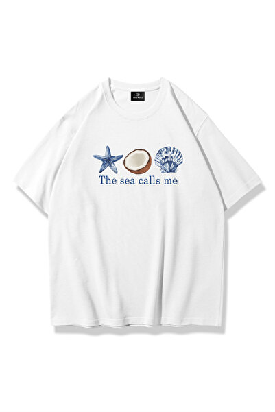 Cupla Tricou Unisex  "Marele mă cheamă " Alb