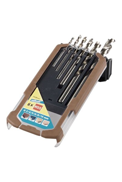 Wolfcraft Set de burghie pentru lemn 3 - 10 mm - profesional [6 buc.].