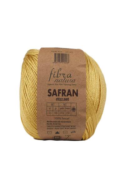 Fibra Natura Safran 25-22 Lână Tencel galben auriu