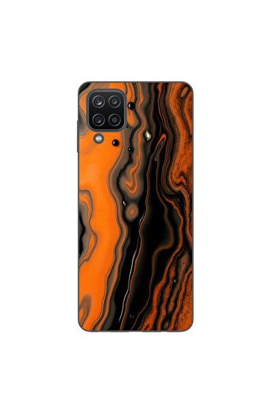 OEM Husa compatibila cu Samsung Galaxy A12 Silicon Gel Tpu Model Metallic Lav...