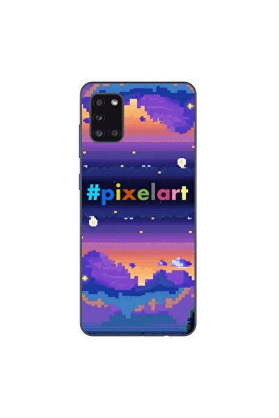 OEM Θήκη συμβατή με Samsung Galaxy A31 από σιλικόνη gel TPU με σχέδιο Pixel A...