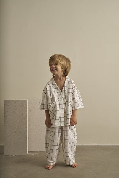Oh La La Koala For Little Ones White Color Parade Gabardine Trouser Suit