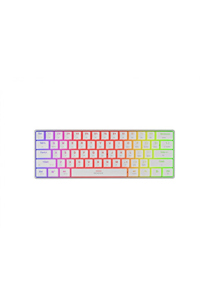Genesis Tastatură mecanică de gaming wireless Thor 660 G2 60%, RGB, Gateron R...